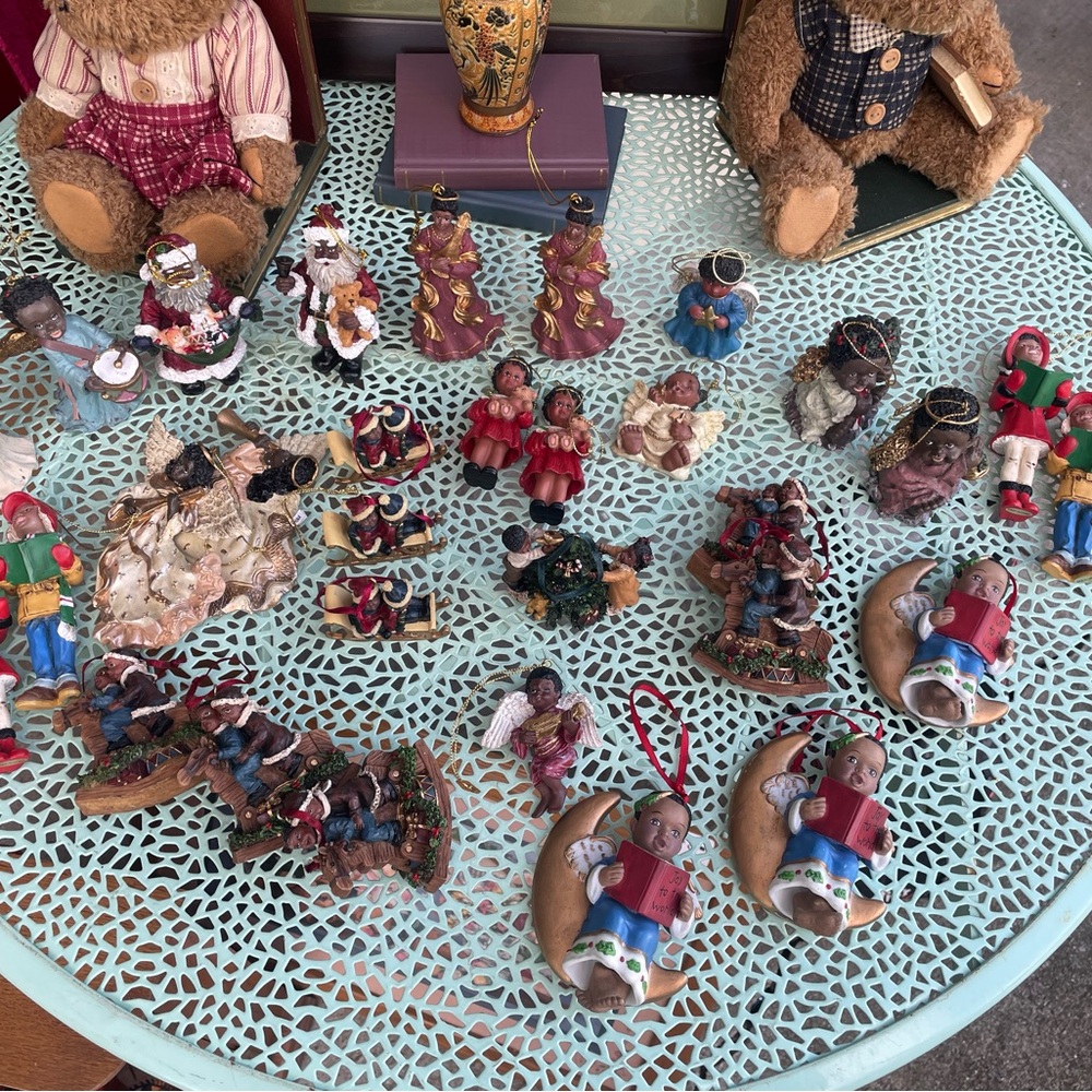 African  American Christmas Ornaments. 
There’s  3O